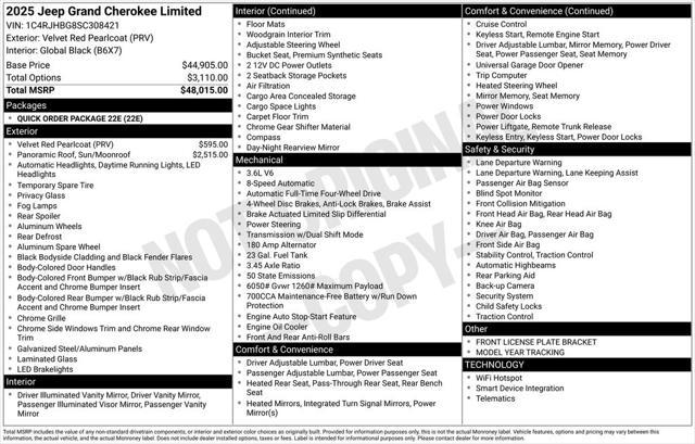 new 2025 Jeep Grand Cherokee car, priced at $46,754