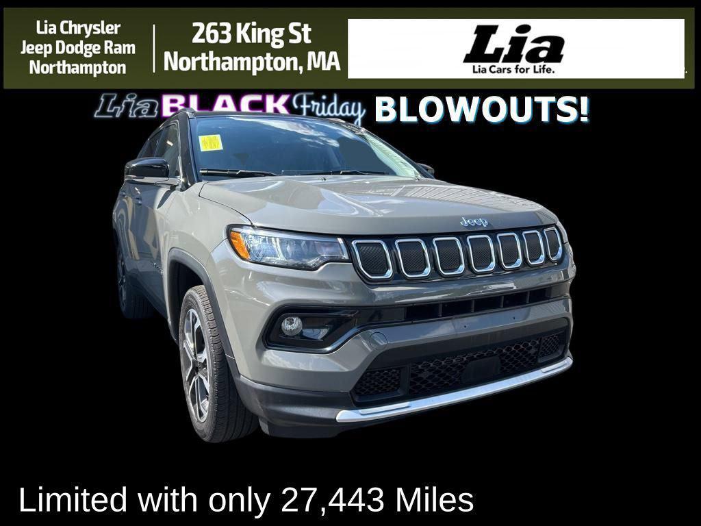 used 2022 Jeep Compass car, priced at $23,249