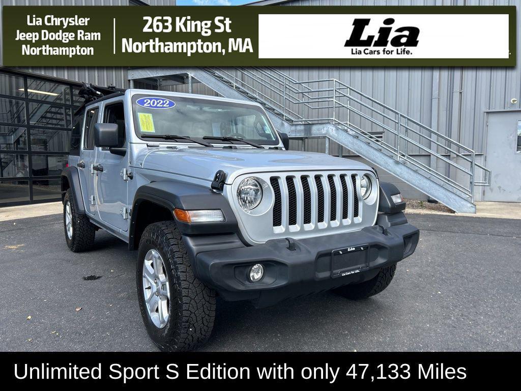 used 2022 Jeep Wrangler Unlimited car, priced at $30,649