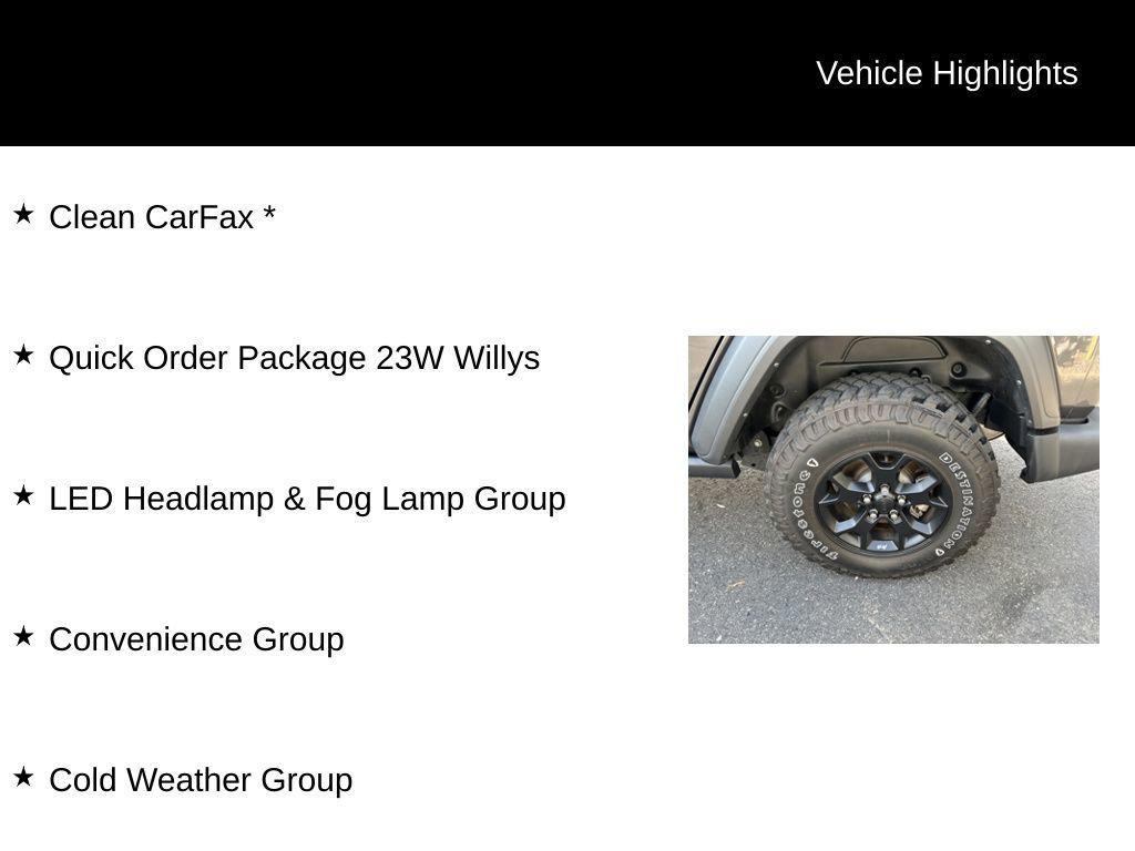 used 2022 Jeep Wrangler car, priced at $32,667