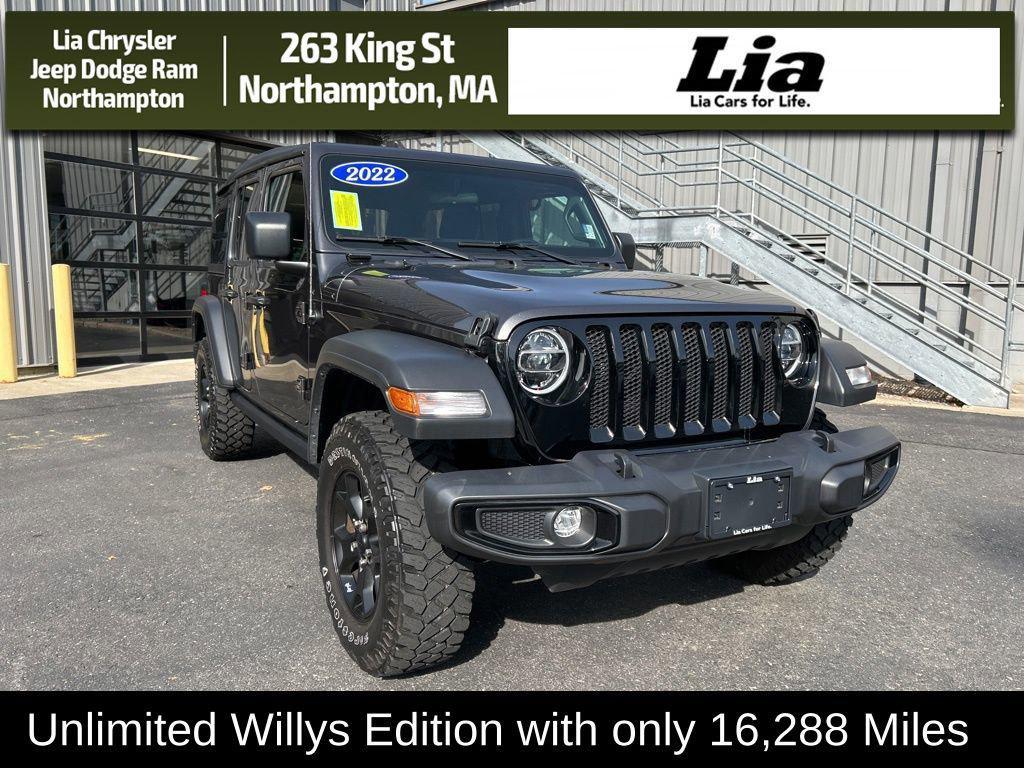 used 2022 Jeep Wrangler car, priced at $34,025