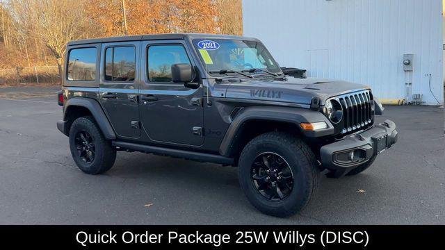 used 2021 Jeep Wrangler car, priced at $29,587