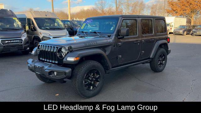 used 2021 Jeep Wrangler car, priced at $29,587