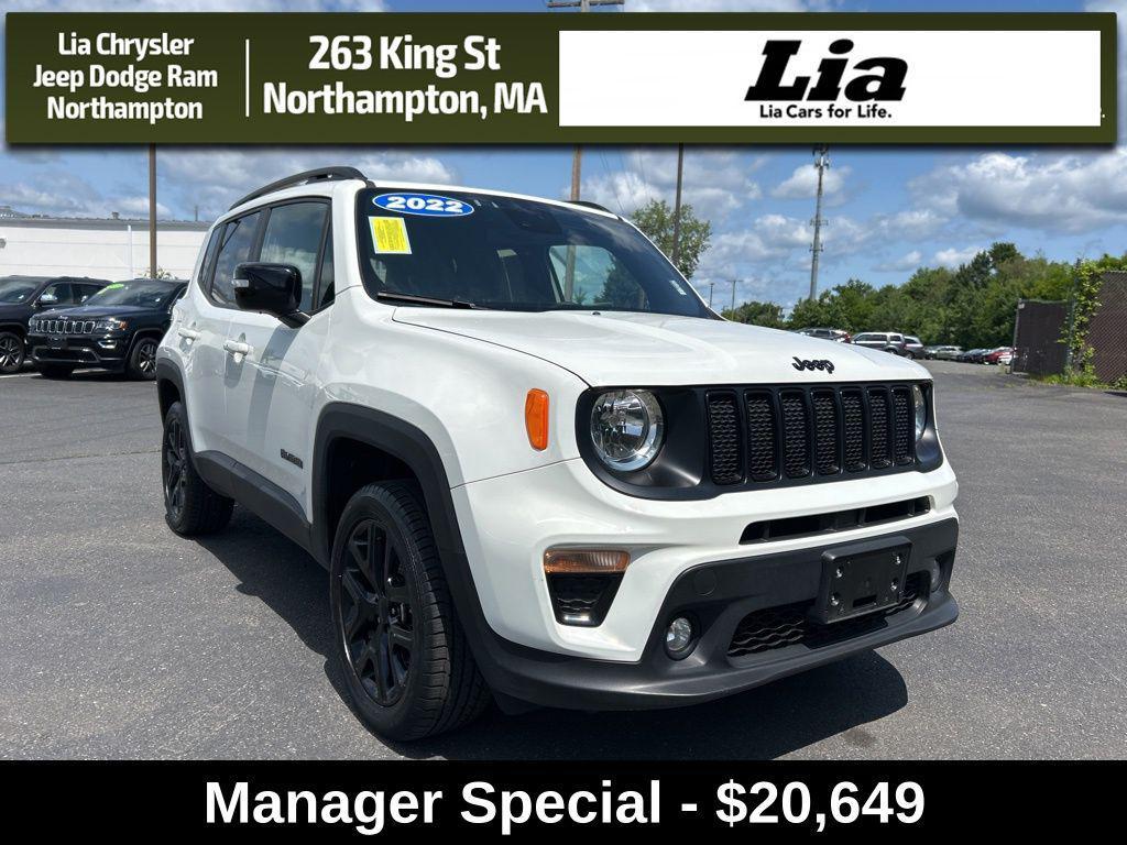 used 2022 Jeep Renegade car, priced at $20,649