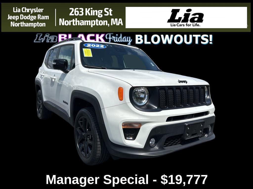 used 2022 Jeep Renegade car, priced at $19,799