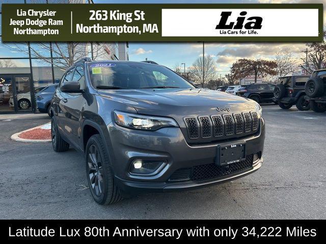 used 2021 Jeep Cherokee car, priced at $23,987