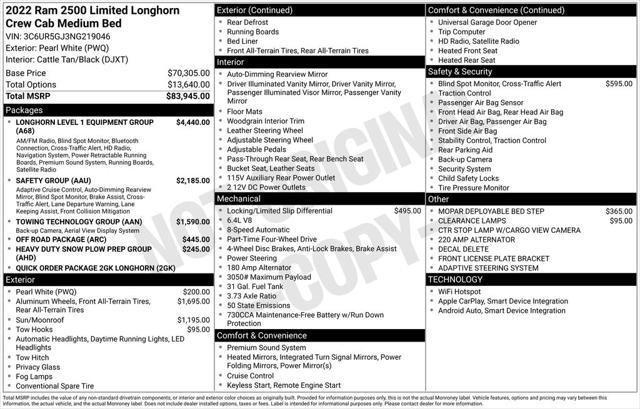 used 2022 Ram 2500 car, priced at $56,999