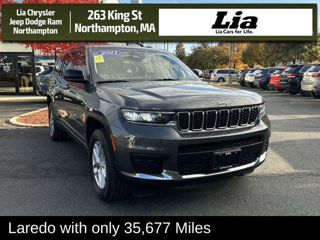 used 2021 Jeep Grand Cherokee L car, priced at $28,587