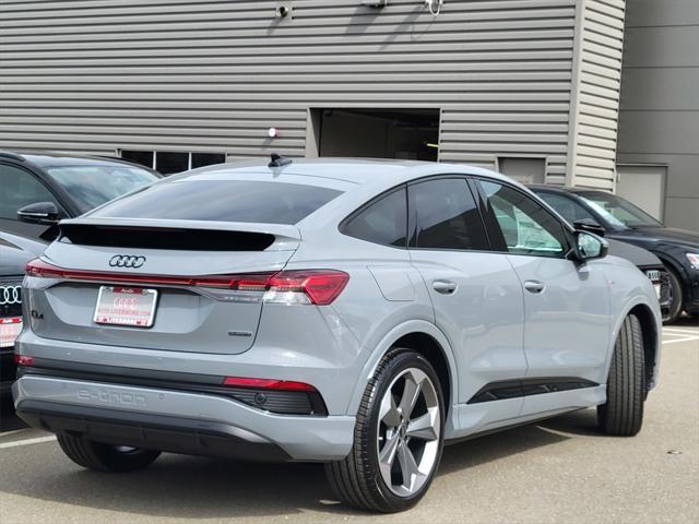 new 2025 Audi Q4 e-tron Sportback car, priced at $63,195
