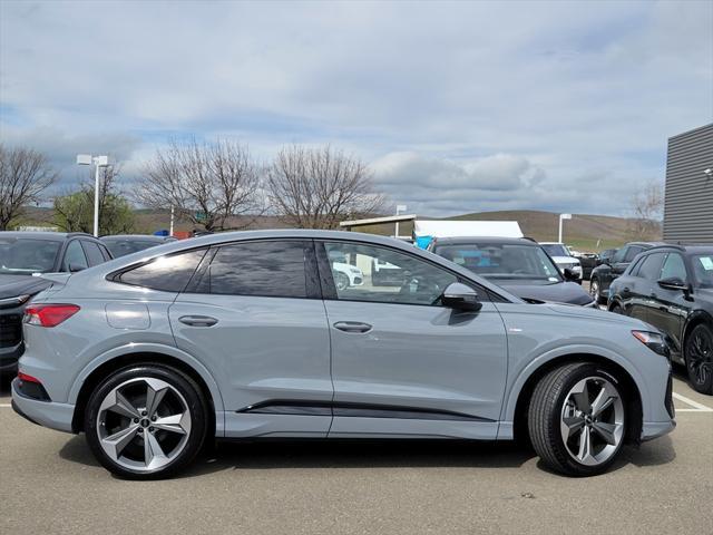 new 2025 Audi Q4 e-tron Sportback car, priced at $63,195
