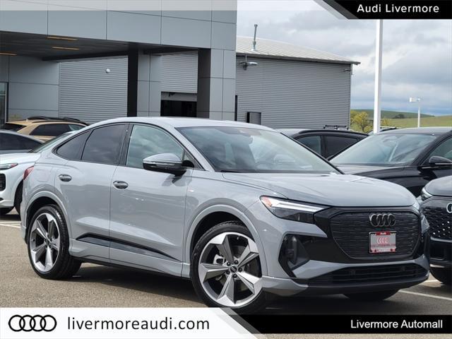 new 2025 Audi Q4 e-tron Sportback car, priced at $63,195