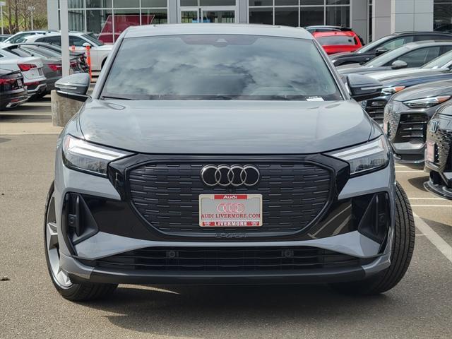 new 2025 Audi Q4 e-tron Sportback car, priced at $63,195