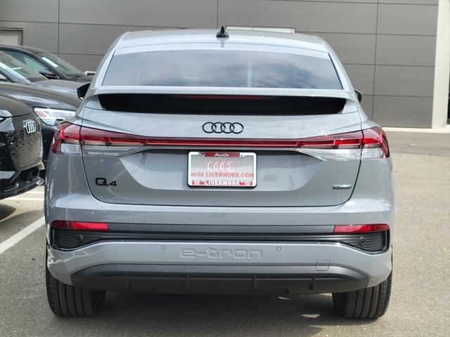 new 2025 Audi Q4 e-tron Sportback car, priced at $63,195
