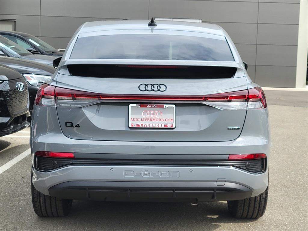 new 2025 Audi Q4 e-tron Sportback car, priced at $63,195
