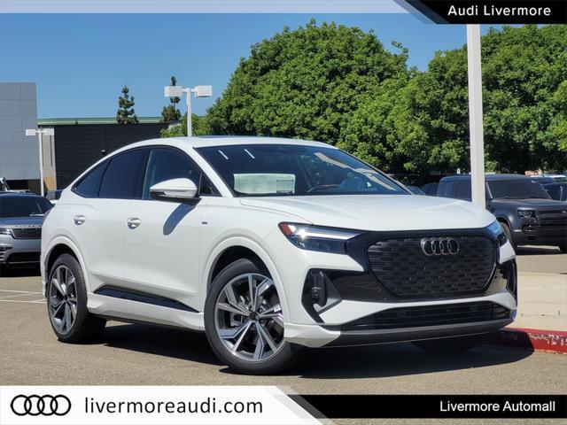 new 2025 Audi Q4 e-tron Sportback car, priced at $63,015
