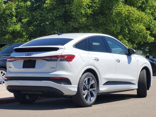 new 2025 Audi Q4 e-tron Sportback car, priced at $63,015