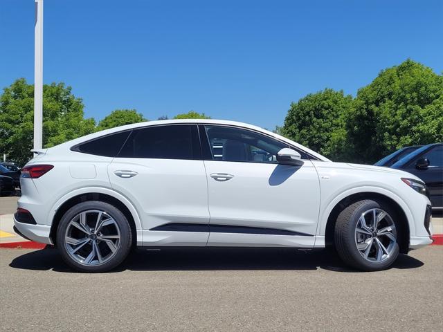 new 2025 Audi Q4 e-tron Sportback car, priced at $63,015