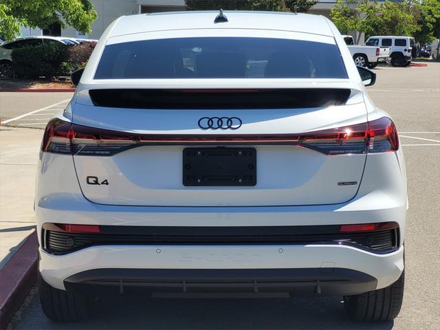 new 2025 Audi Q4 e-tron Sportback car, priced at $63,015