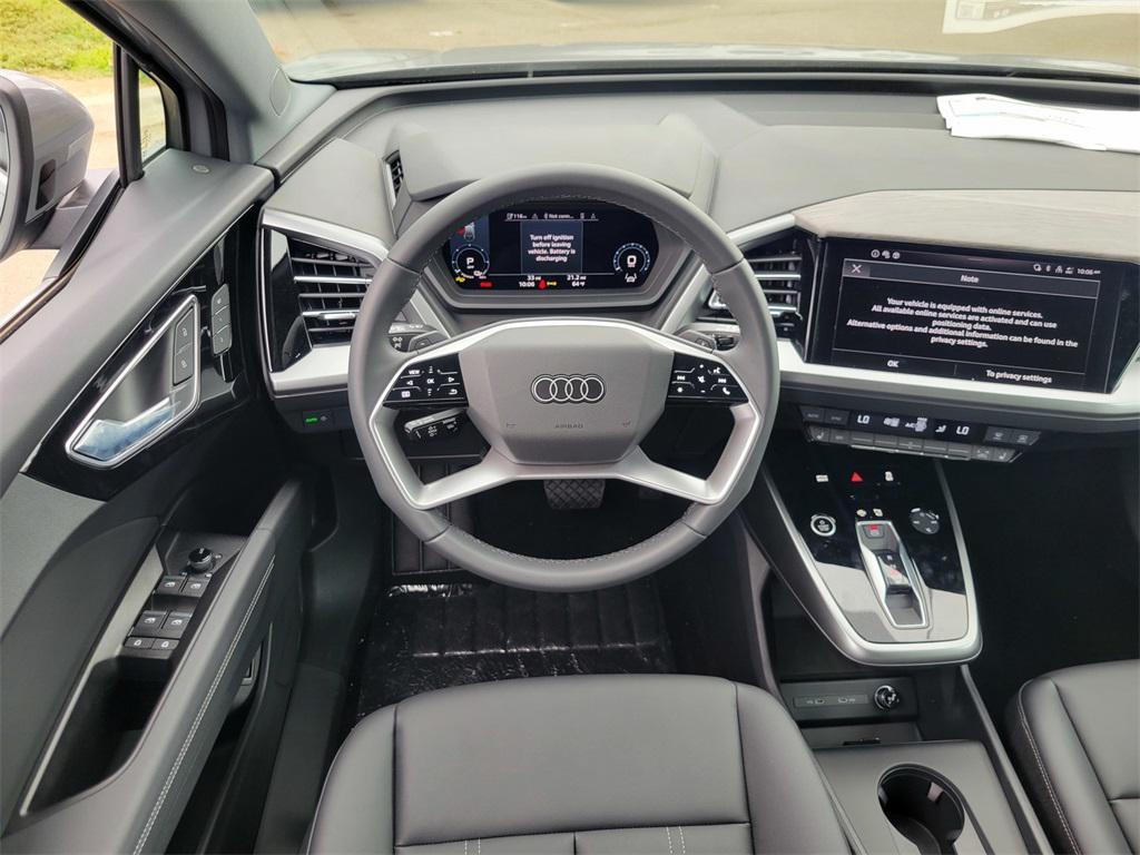 new 2025 Audi Q4 e-tron car, priced at $55,690