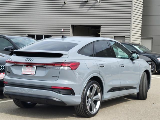 new 2025 Audi Q4 e-tron Sportback car, priced at $66,195