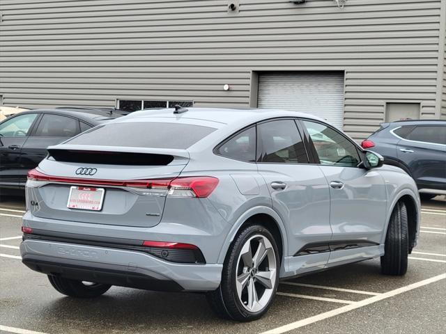 new 2025 Audi Q4 e-tron Sportback car, priced at $66,195