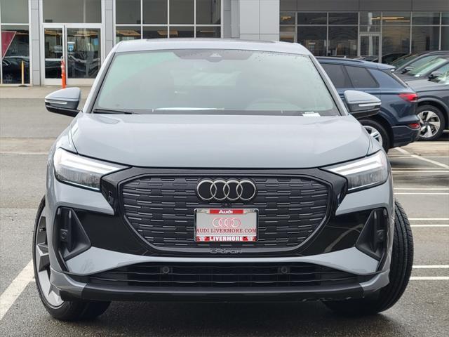 new 2025 Audi Q4 e-tron Sportback car, priced at $66,195