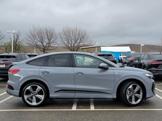 new 2025 Audi Q4 e-tron Sportback car, priced at $66,195