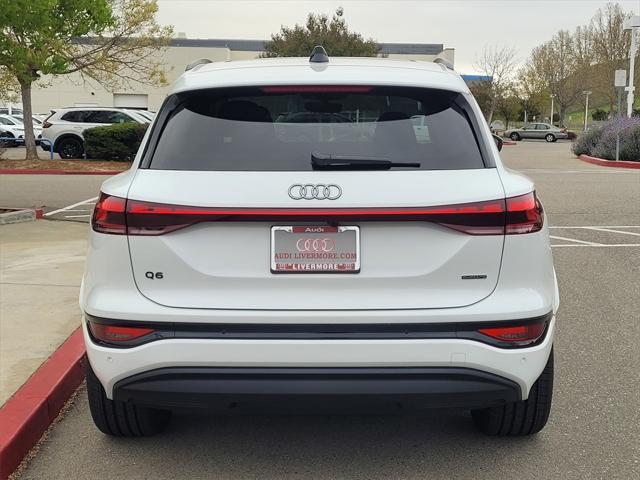 new 2025 Audi Q6 e-tron car, priced at $77,635