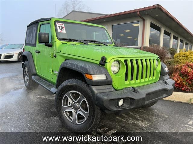 used 2018 Jeep Wrangler car, priced at $21,968