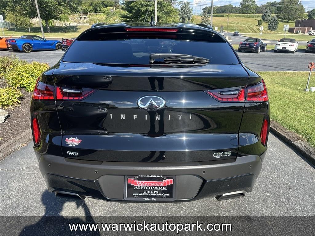used 2022 INFINITI QX55 car, priced at $29,995