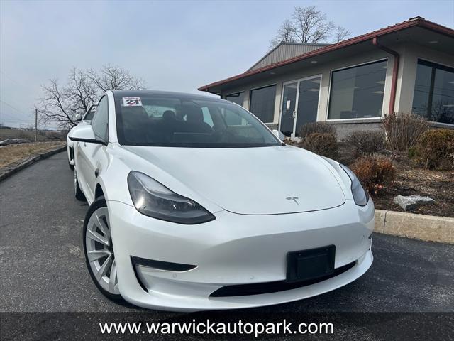 used 2021 Tesla Model 3 car, priced at $25,995