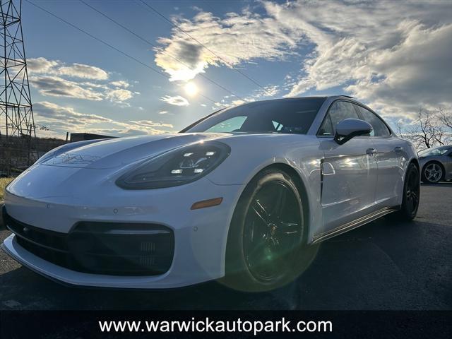 used 2022 Porsche Panamera e-Hybrid car, priced at $76,995