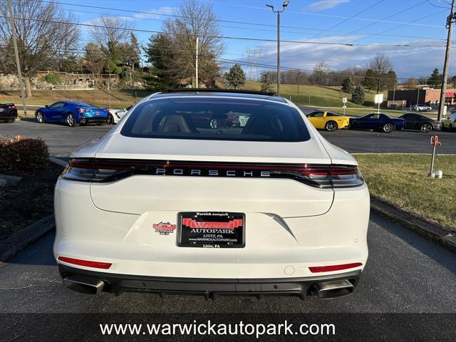 used 2022 Porsche Panamera e-Hybrid car, priced at $76,995