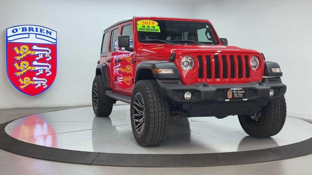used 2019 Jeep Wrangler Unlimited car, priced at $23,900