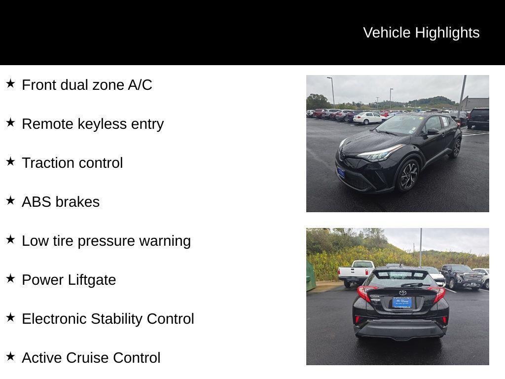 used 2021 Toyota C-HR car, priced at $19,720