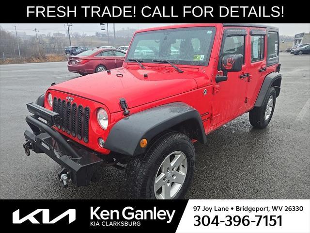 used 2015 Jeep Wrangler Unlimited car, priced at $16,492