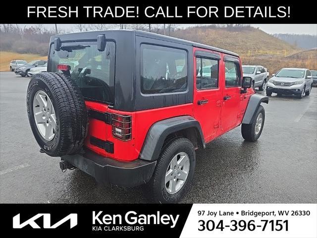 used 2015 Jeep Wrangler Unlimited car, priced at $16,492