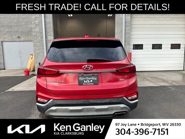 used 2019 Hyundai Santa Fe car, priced at $17,998