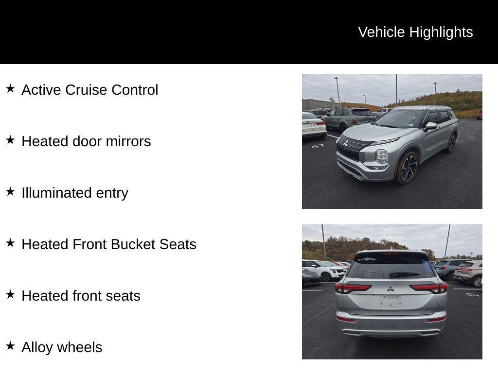 used 2024 Mitsubishi Outlander car, priced at $27,816