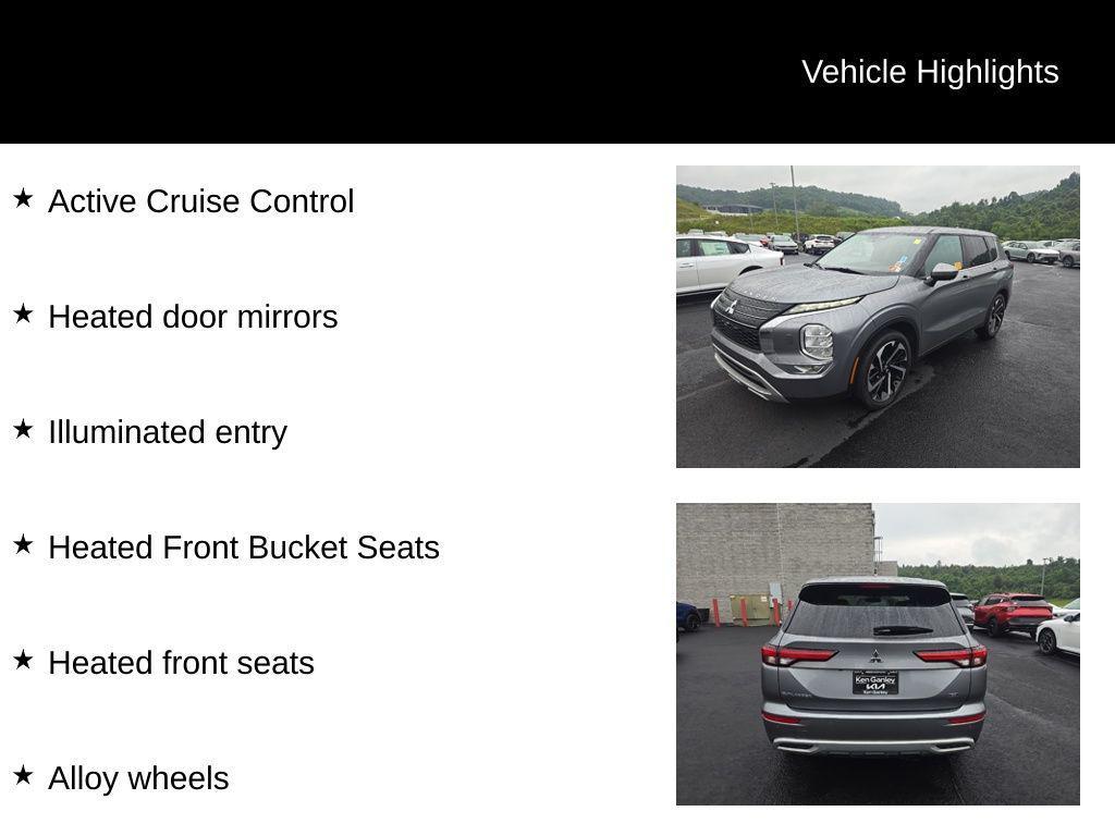 used 2022 Mitsubishi Outlander car, priced at $21,986