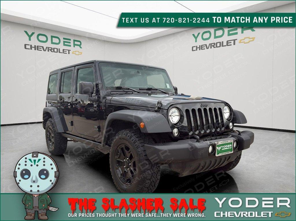 used 2015 Jeep Wrangler Unlimited car, priced at $17,299