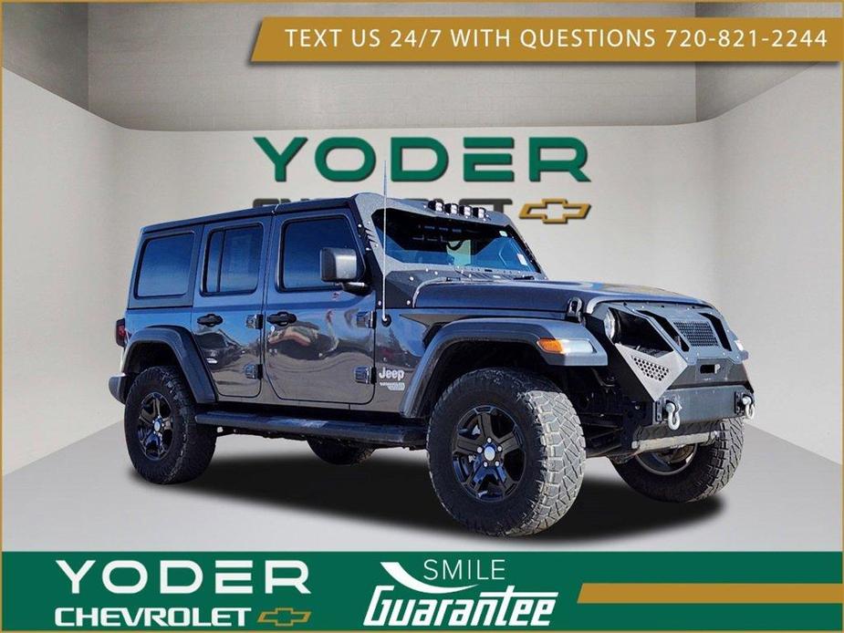 used 2018 Jeep Wrangler Unlimited car, priced at $27,176