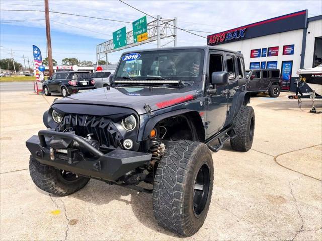 used 2016 Jeep Wrangler Unlimited car, priced at $17,995