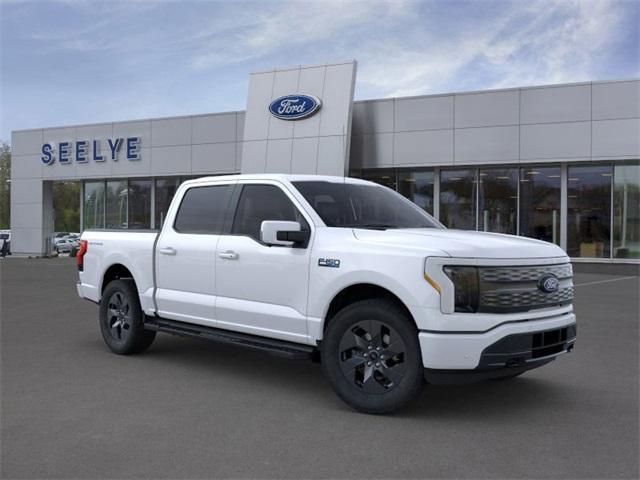 new 2025 Ford F-150 Lightning car, priced at $76,690