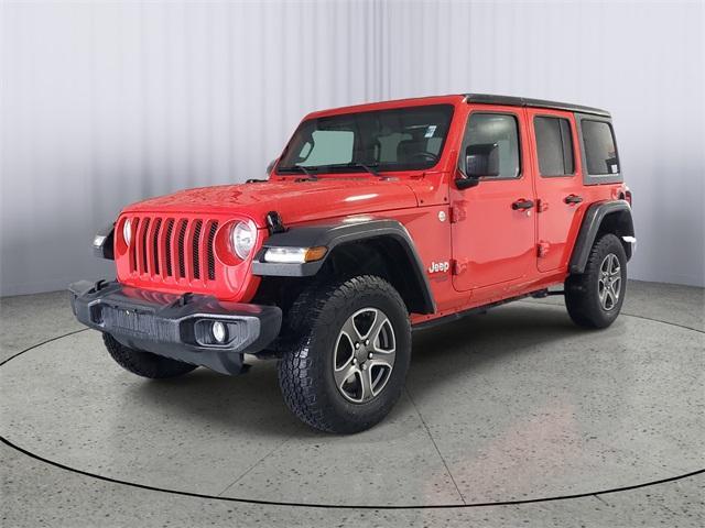 used 2018 Jeep Wrangler Unlimited car, priced at $21,800