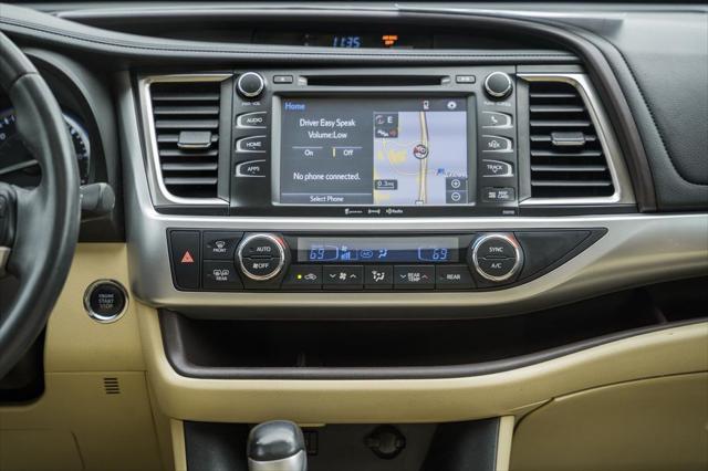 used 2016 Toyota Highlander car, priced at $19,500