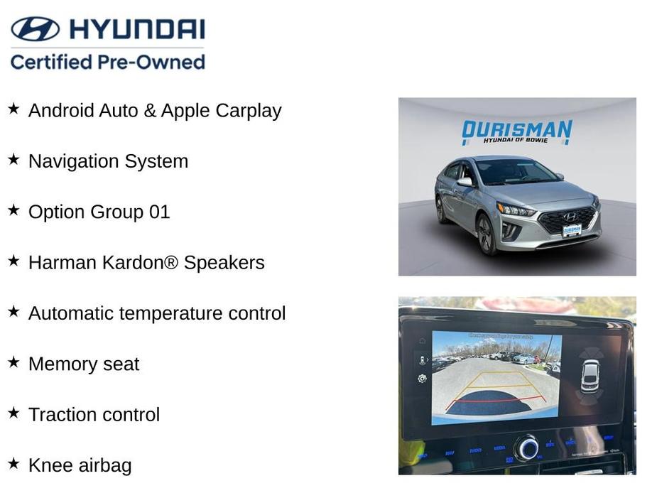 used 2022 Hyundai Ioniq Hybrid car, priced at $18,999