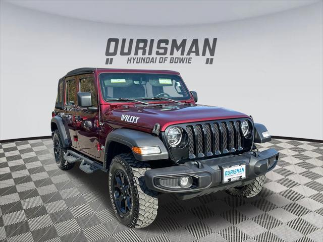 used 2021 Jeep Wrangler car, priced at $32,000