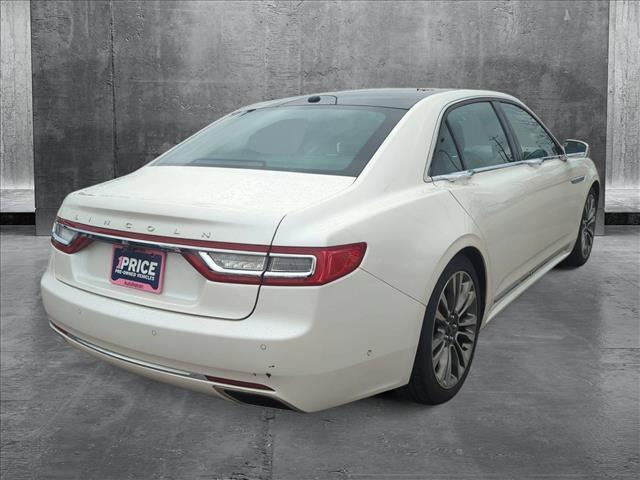 used 2017 Lincoln Continental car, priced at $18,496