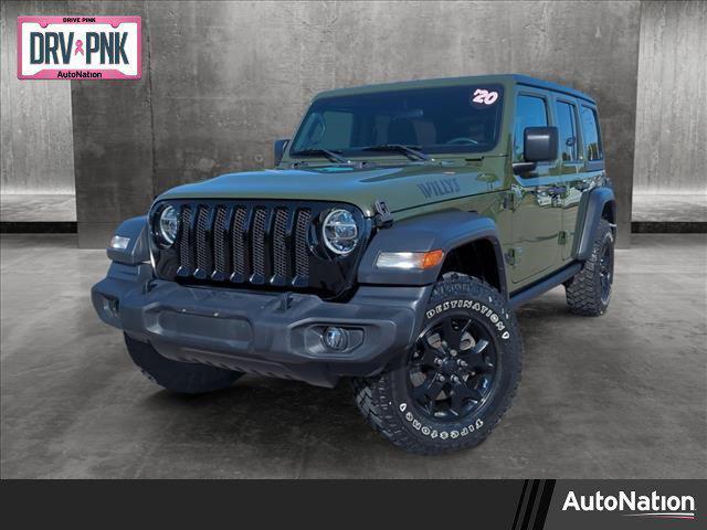 used 2020 Jeep Wrangler Unlimited car, priced at $29,991